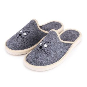 Vlnka Dámské luxusní filcové pantofle Micina Vlnka manufacture s.r.o.