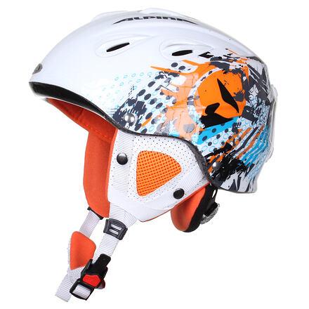 Alpina Grap lyžařská helma bílá-oranžová Alpina