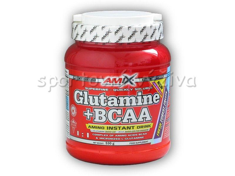 Amix L-Glutamine + BCAA 530g Amix