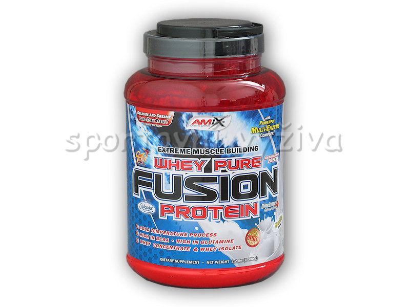 Amix Whey Pure Fusion Protein 1000g + Hydro Beef 40g akce - wild choco cherry Amix