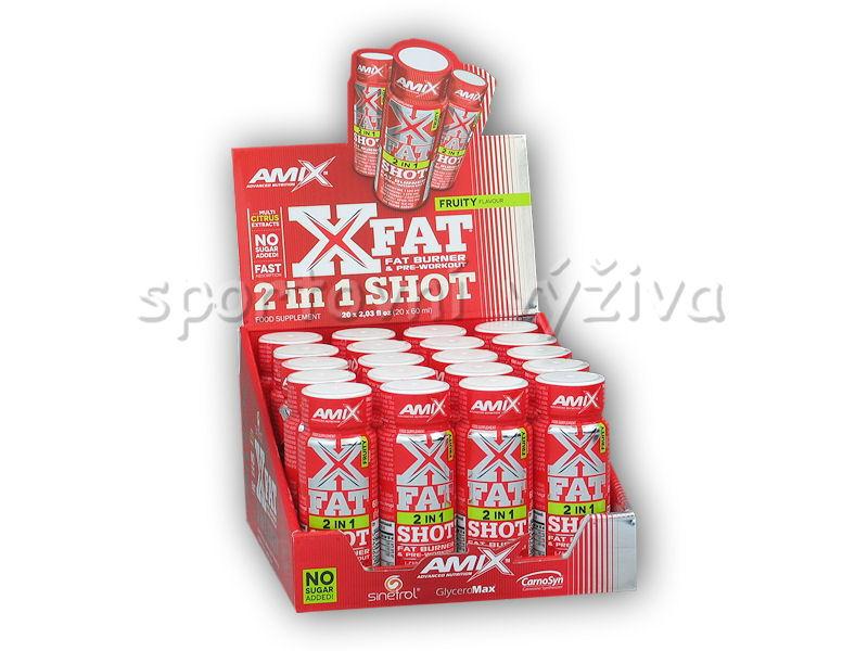Amix X-Fat 2 in 1 Shot Box 20x60ml Amix