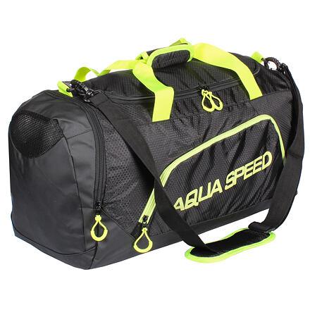 Aqua-Speed Duffle Bag sportovní taška černá-žlutá Aqua-Speed