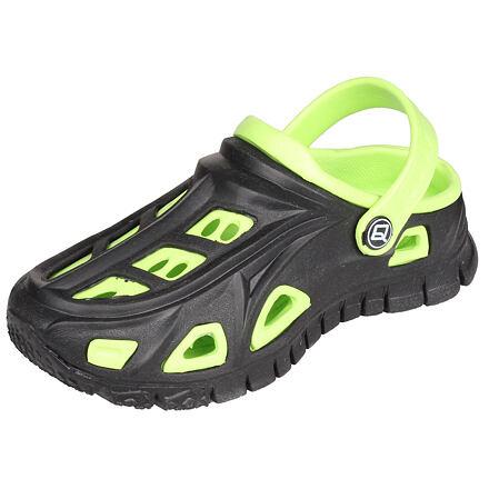Aqua-Speed Miami dětské pantofle černá-zelená Aqua-Speed