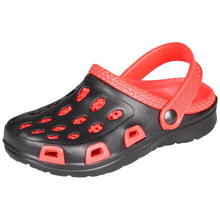 Aqua-Speed Silvi dětské pantofle červená-černá Aqua-Speed