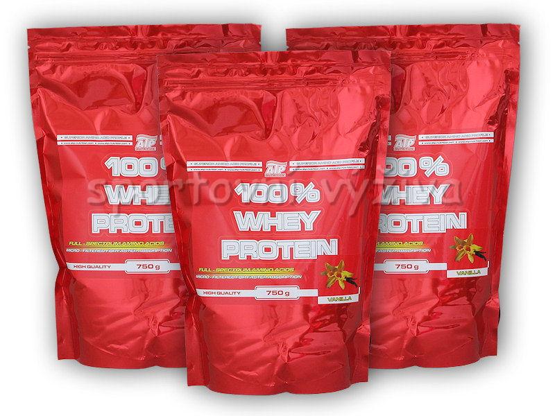 ATP Nutrition 3x 100% Whey Protein 750g + CellEx Unlimited Sachets 26g ATP Nutrition