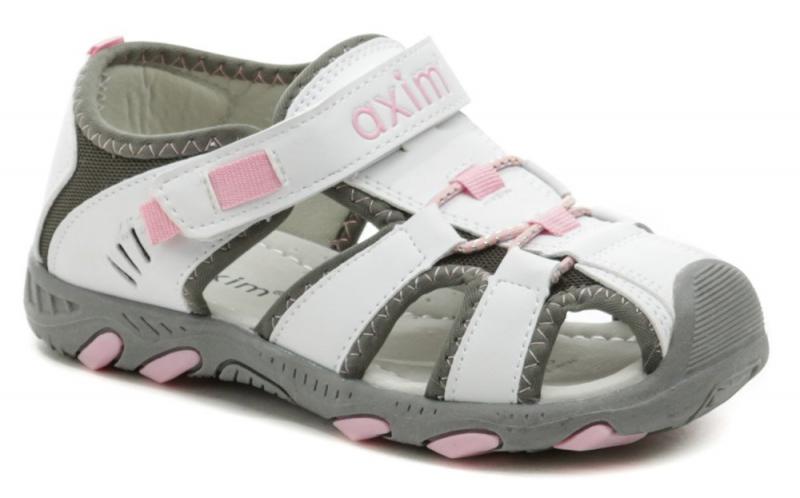Axim 5S1116 bílé dětské sandály AXIM