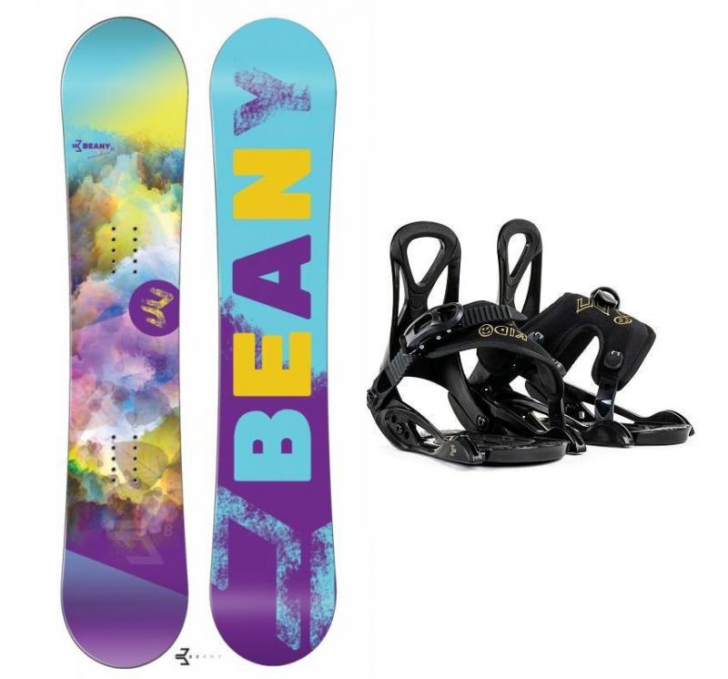 Beany Meadow dívčí snowboard + Beany Kido dětské vázání Beany