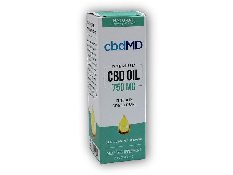 cbdMD CBD Olejová tinktura 750mg 30ml cbdMD