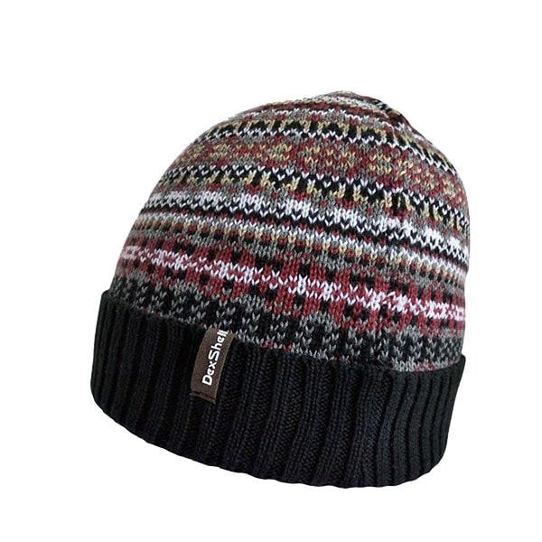 DexShell Beanie Fair Isle nepromokavá čepice DexShell