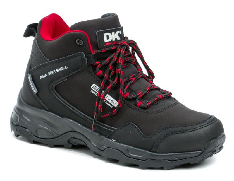 DK 1029 černo červené dámské outdoor boty DK