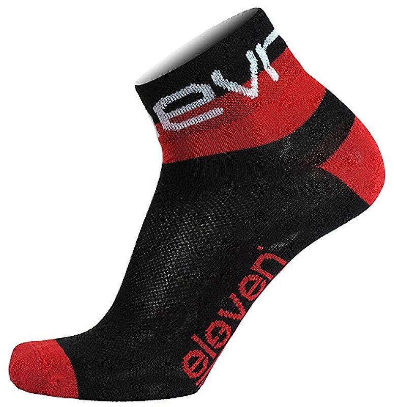 Eleven Howa EVN černé/červené cyklistické ponožky Eleven