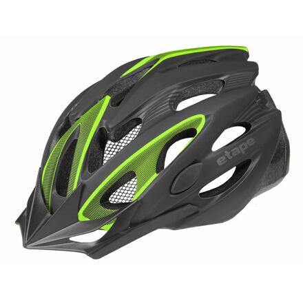 Etape Biker cyklistická helma černá-zelená Etape