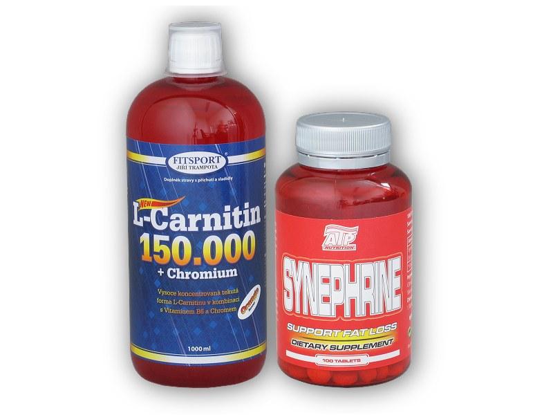 Fitsport L-Carnitin 150000+Chrom.1l+ Synephrine 100cps Fitsport