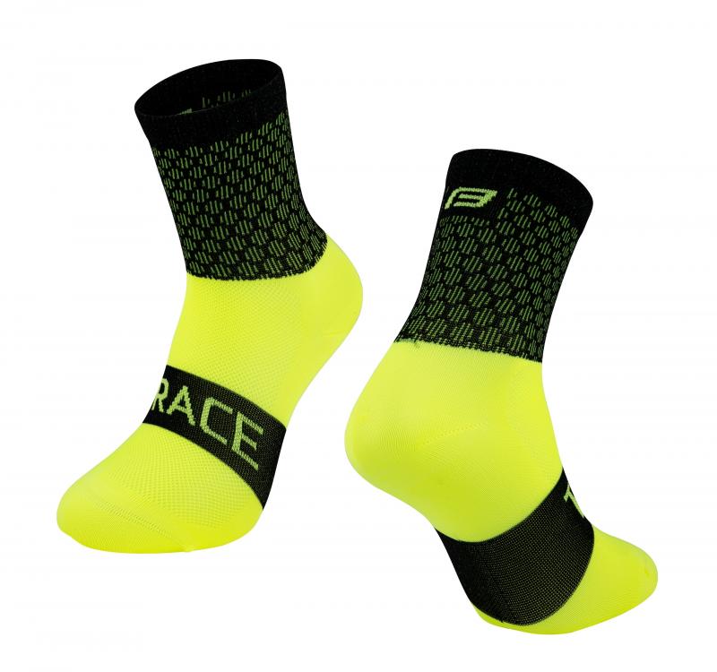Force Ponožky TRACE černo-fluo FORCE