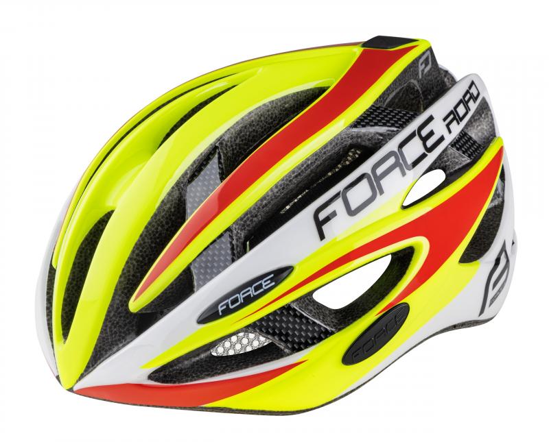 Force ROAD fluo-bílo-červená FORCE