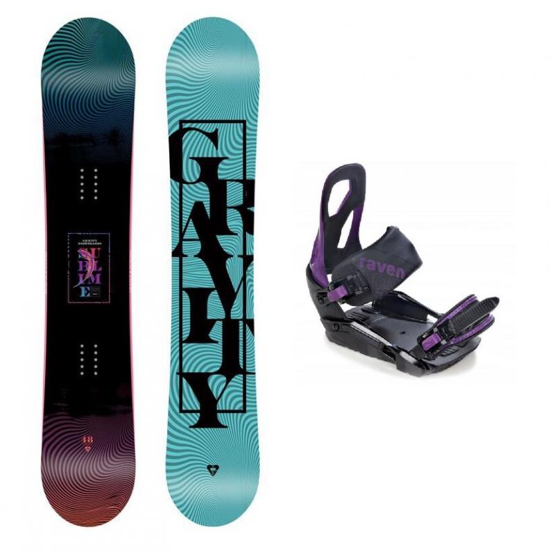 Gravity Sublime 21/22 dámský snowboard + Raven S200 violet vázání Gravity