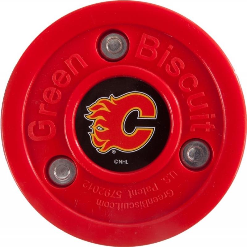 Green Biscuit NHL Calgary Flames Puk Green Biscuit