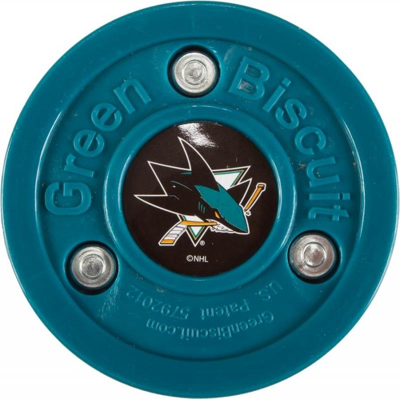 Green Biscuit Puk NHL San Jose Sharks Green Biscuit