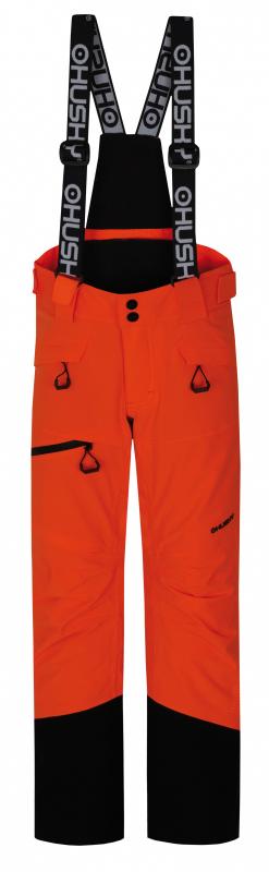 Husky Gilep neonově oranžové dětské lyžařské kalhoty HUSKY