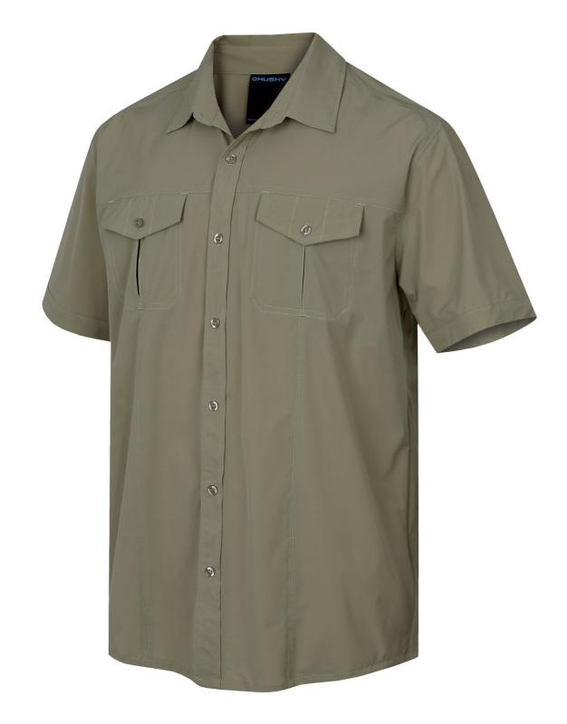 Husky Gomy M sv. olivová pánská košile HUSKY