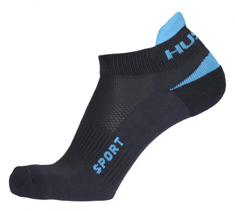 Husky Sport antracit/tyrkysové ponožky HUSKY