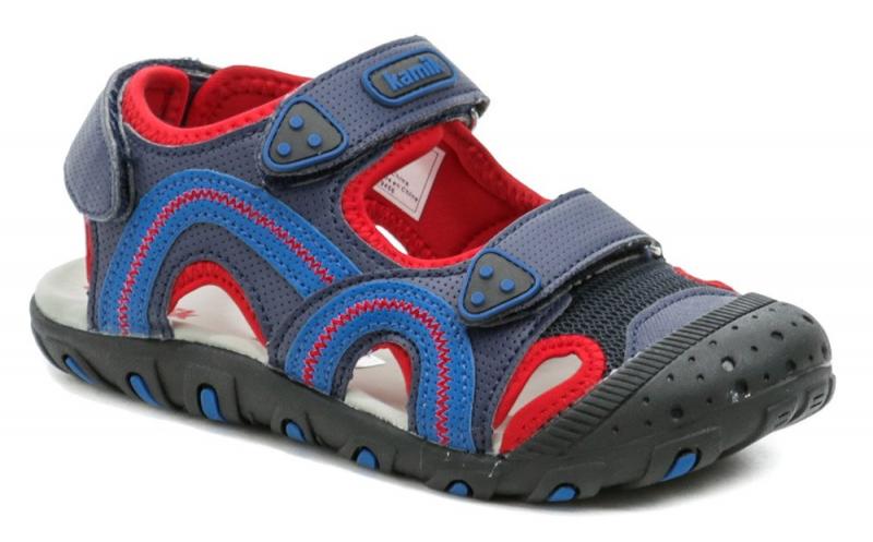 Kamik SEATURTLE modro červené dětské sandály Kamik