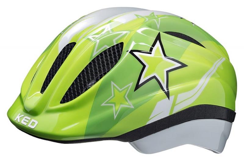 Ked Meggy green stars cyklistická přilba Ked