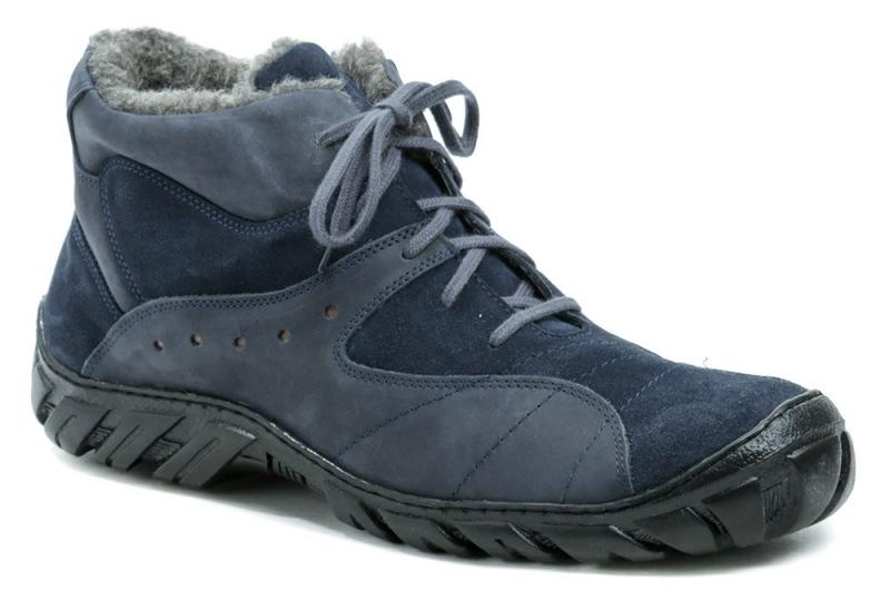 Koma 613 modré pánské nadměrné zimní boty Koma