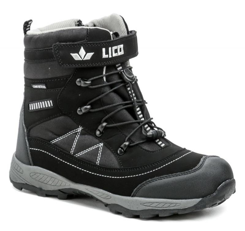 Lico 720311 Sundsvall VS černé zimní boty Lico