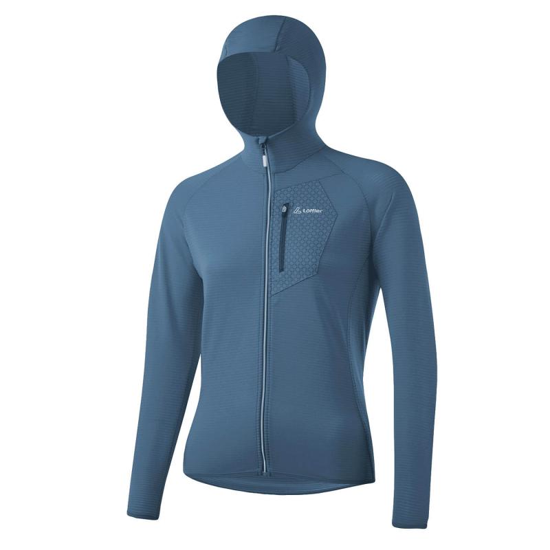 Löffler FZ TECHFLEECE W 2021 modrá funkční mikina Löffler