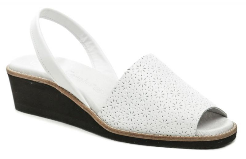 Lola Canales 834 bílé dámské sandály