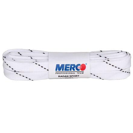Merco PHW-12 tkaničky do bruslí voskované bílá Merco