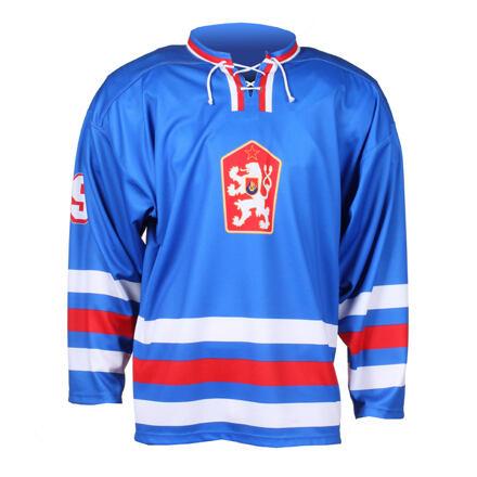 Merco Replika ČSSR 1976 hokejový dres modrá Merco