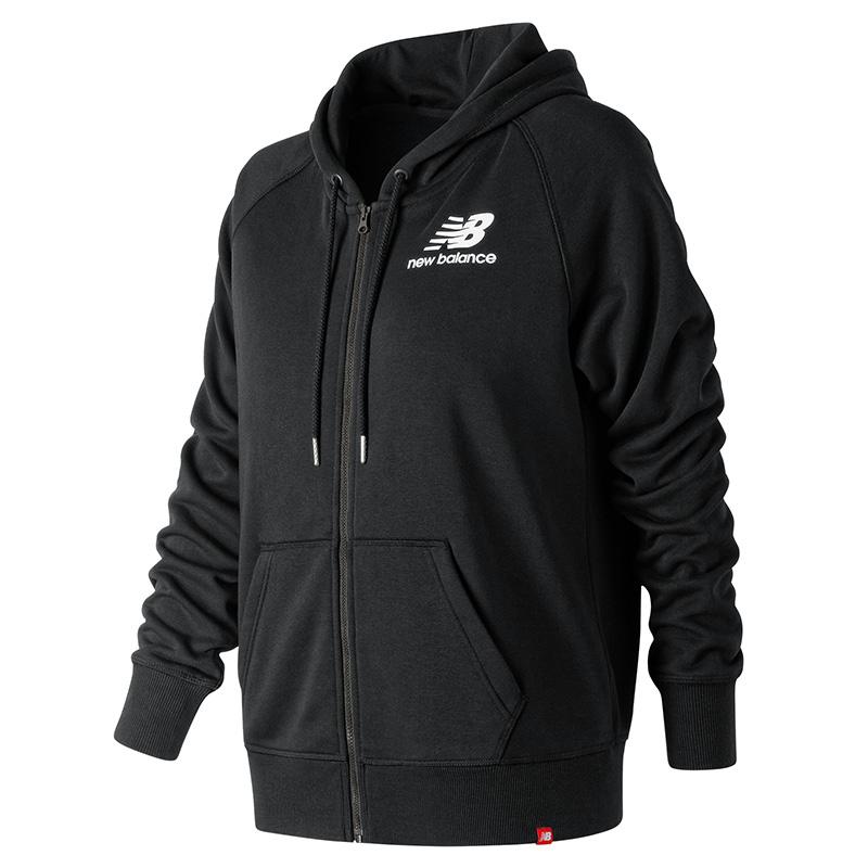 New Balance Wj91524bk - Esse Fz Hoodie New Balance