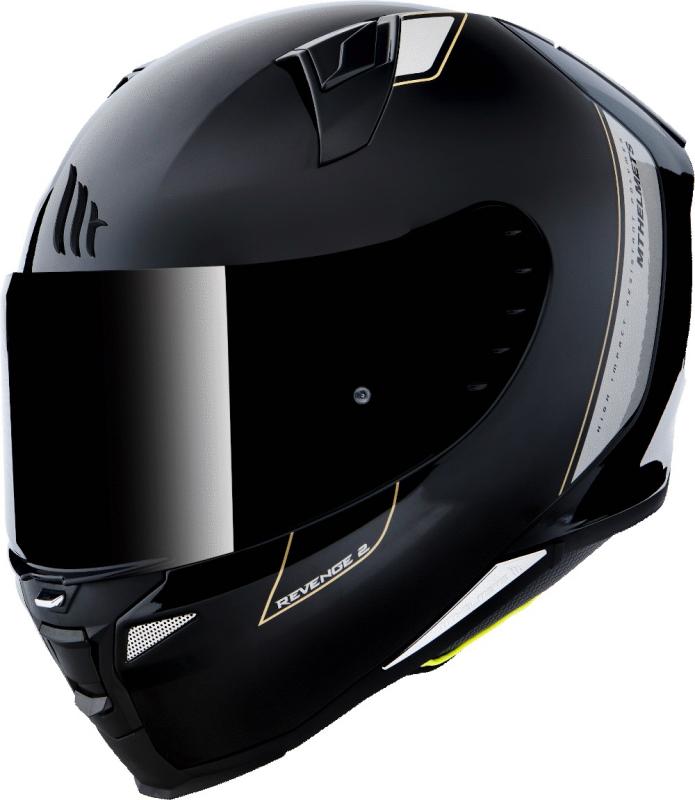 MT Helmets Integrální přilba na motorku Revenge 2 Solid černá lesklá + sleva 300