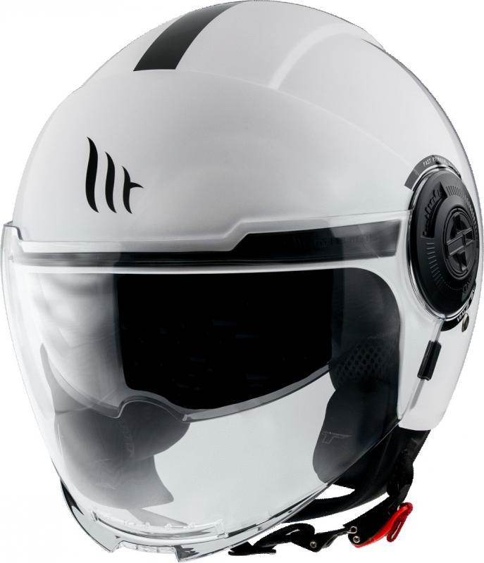 MT Helmets Otevřená přilba na motorku Viale bílá lesklá Mt Helmets