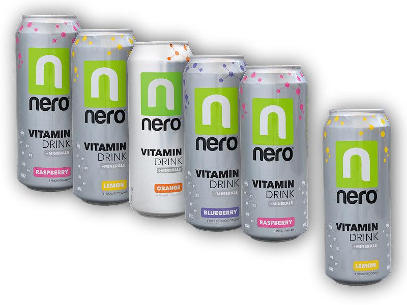 NeroDrinks 5x Nero Active 500ml + 1x 500ml ZDARMA NeroDrinks