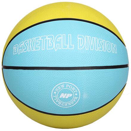 New Port Print basketbalový míč žlutá New Port