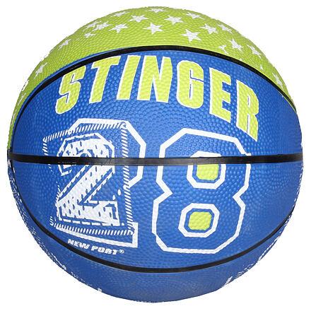 New Port Print Mini basketbalový míč zelená New Port