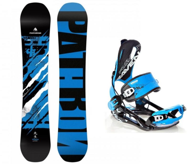Pathron Sensei Blue snowboard + Raven Fastec FT 270 blue vázání Pathron