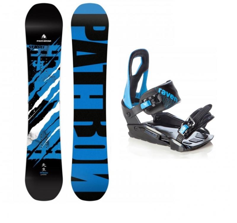 Pathron Sensei Blue snowboard + Raven S200 blue vázání Pathron