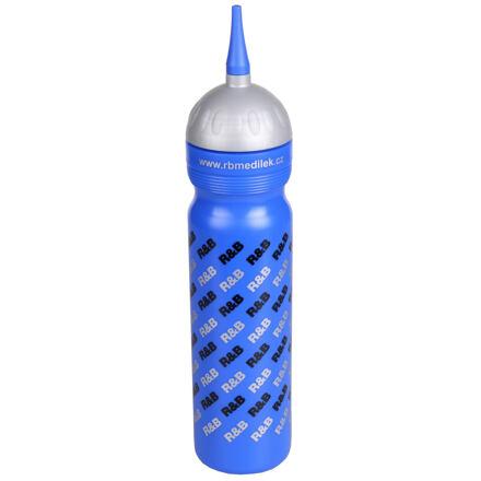 R B Sportovní láhev logo s hubicí modrá R  B