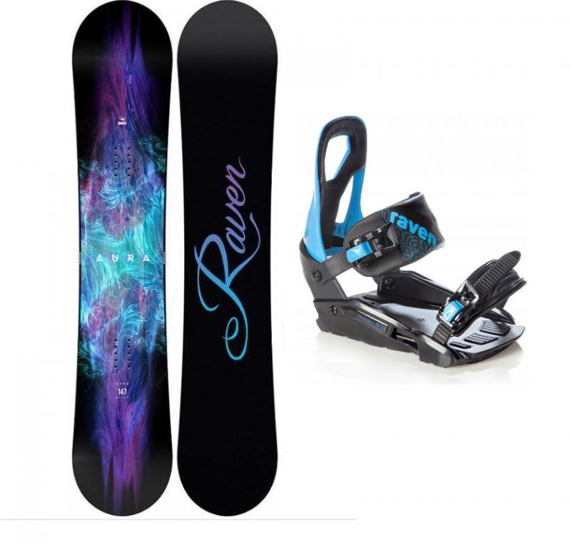 Raven Aura dámský snowboard + Raven S200 blue vázání Raven