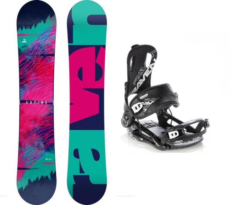 Raven Satine 2020 dámský snowboard + Raven FT 270 black vázání Raven