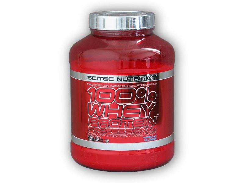 Scitec 100% Whey Protein Professional 2350g + Cornella Crunchy Muesli Bar 50g - choco-banana Scitec