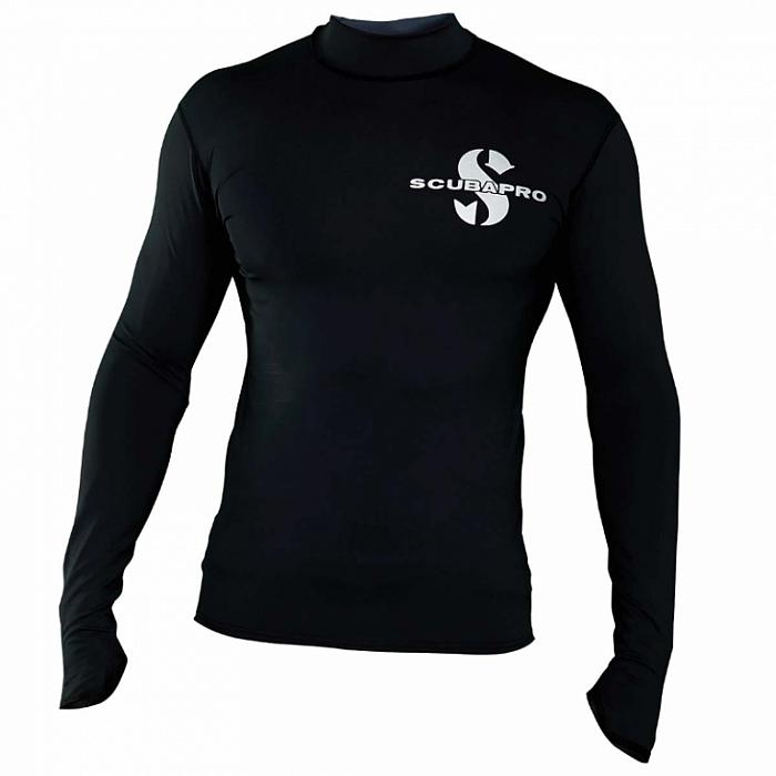 Scubapro Pánské lycrové triko RASHGUARD BLACK SWIM UPF50