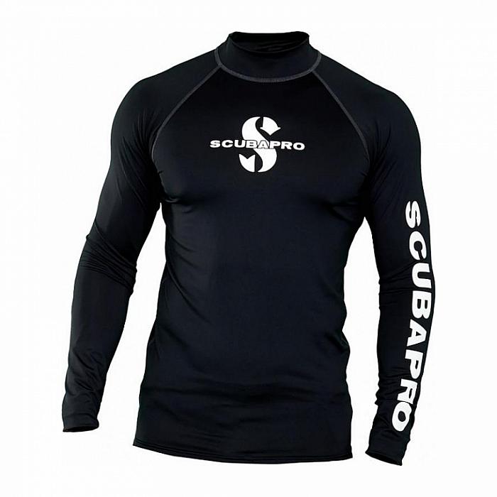 Scubapro Pánské lycrové triko RASHGUARD BLACK UPF50