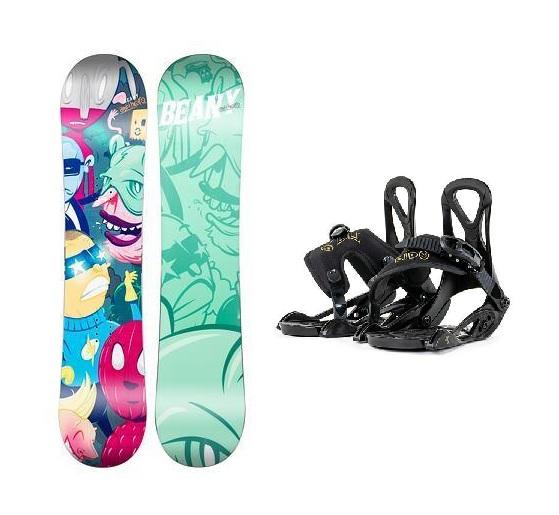 Beany Antihero dětský snowboard + Beany Kido vázání Beany