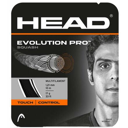 Head Evolution Pro squashový výplet 10 m černá Head