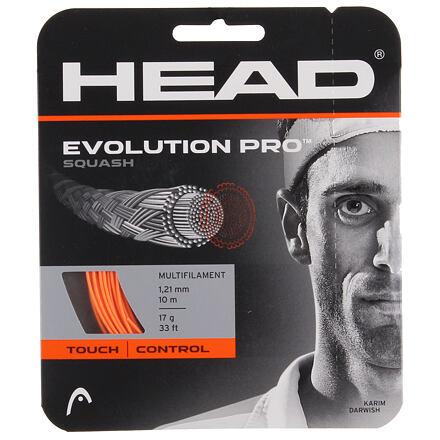 Head Evolution Pro squashový výplet 10 m oranžová Head
